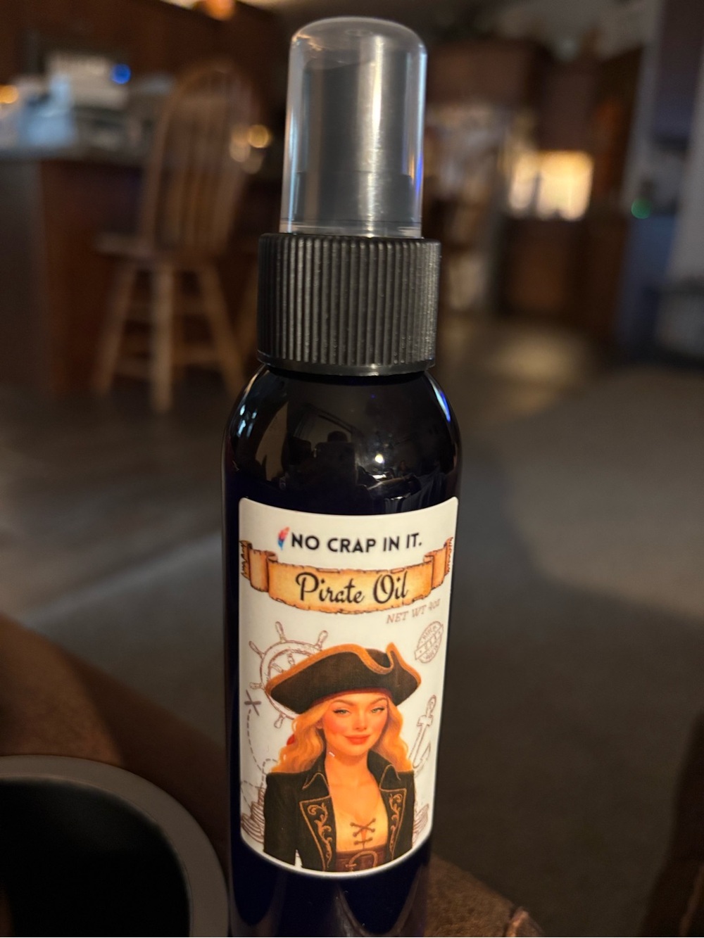 No Crap in It. Pirate Oil.  Immune Support. 4 oz.